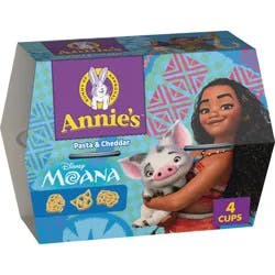 Annie's Organic Moana Mac and Cheese Cups - 7.48oz/4ct