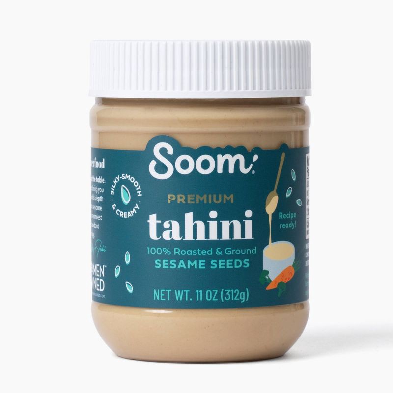 slide 1 of 13, Soom Premium Tahini - 11oz, 11 oz