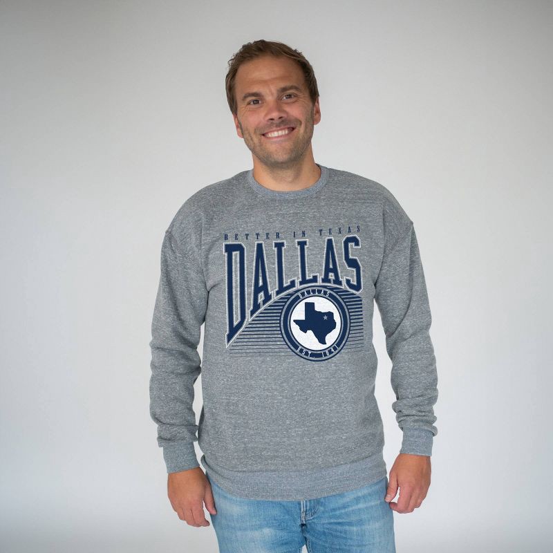 slide 2 of 4, Where I'm From Dallas Crew Neck Sweatshirt - XL, 1 ct