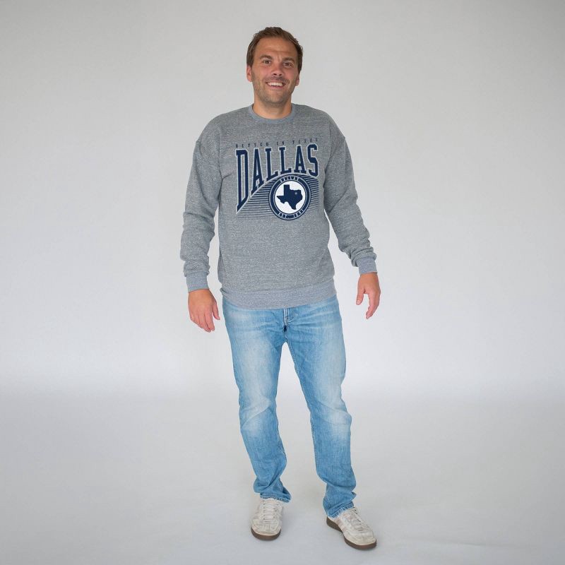 slide 4 of 4, Where I'm From Dallas Crew Neck Sweatshirt - XL, 1 ct