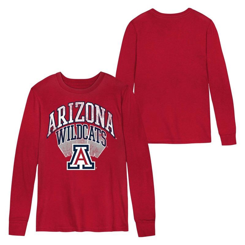 slide 1 of 3, NCAA Arizona Wildcats Toddler Boys' Long Sleeve T-Shirt - 2T, 1 ct