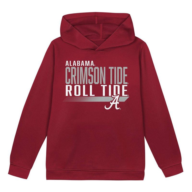 slide 2 of 3, NCAA Alabama Crimson Tide Toddler Boys' Poly Hooded Sweatshirt - 2T, 1 ct