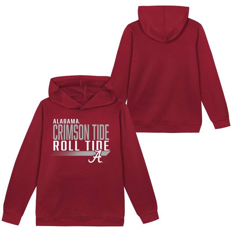 slide 1 of 3, NCAA Alabama Crimson Tide Toddler Boys' Poly Hooded Sweatshirt - 2T, 1 ct