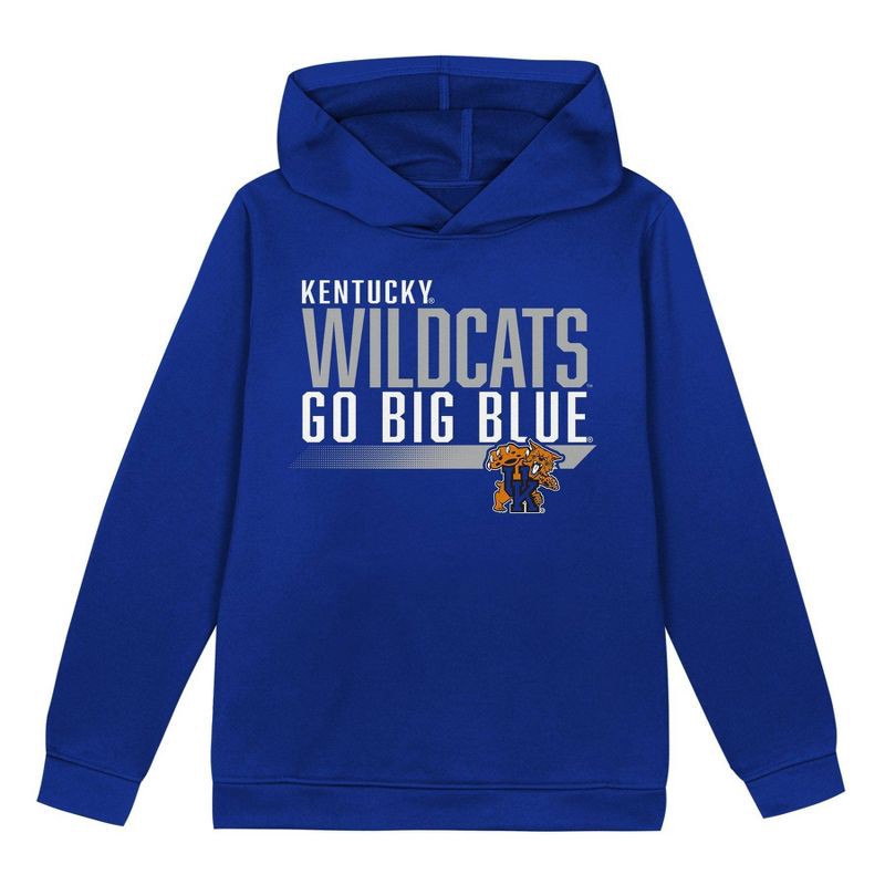 slide 2 of 3, NCAA Kentucky Wildcats Toddler Boys' Poly Hooded Sweatshirt - 4T, 1 ct