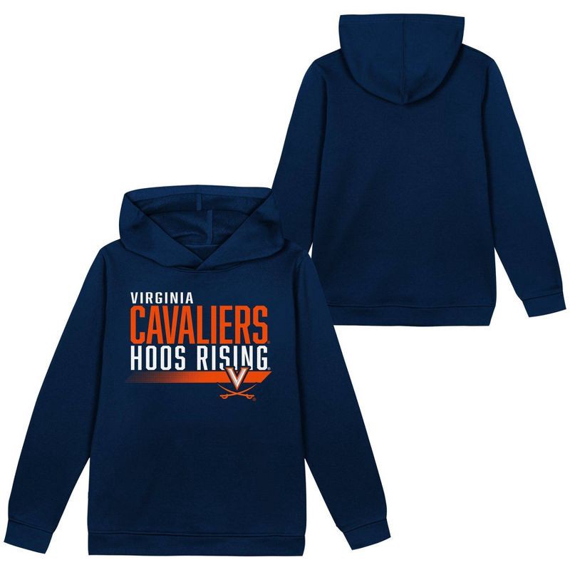 slide 1 of 3, NCAA Virginia Cavaliers Toddler Boys' Poly Hooded Sweatshirt - 4T, 1 ct