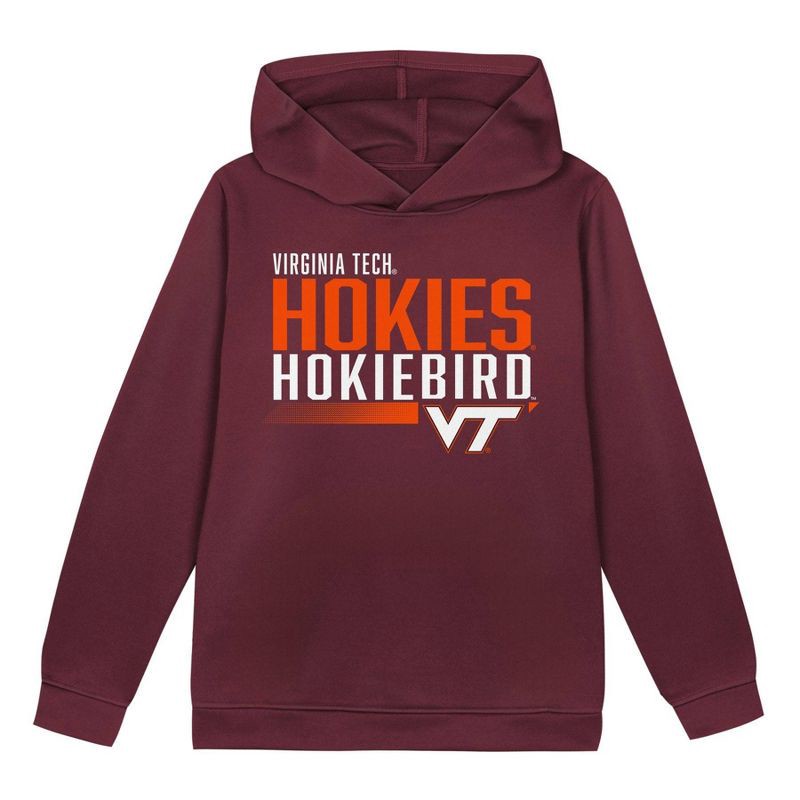 slide 2 of 3, NCAA Virginia Tech Hokies Toddler Boys' Poly Hooded Sweatshirt - 2T, 1 ct