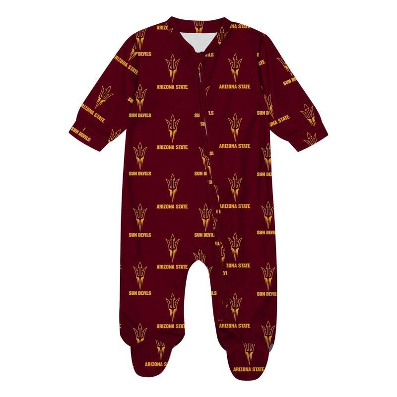 slide 2 of 3, NCAA Arizona State Sun Devils Infant Boys' Sleeper - 3-6M, 1 ct