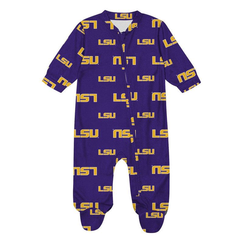slide 2 of 3, NCAA LSU Tigers Infant Boys' Sleeper - 12M, 1 ct