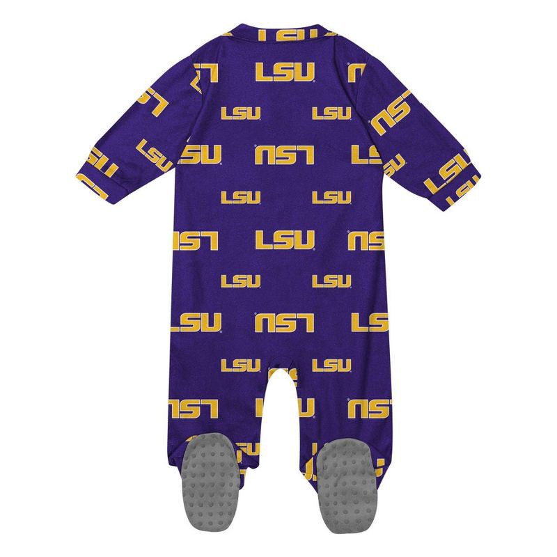 slide 3 of 3, NCAA LSU Tigers Infant Boys' Sleeper - 12M, 1 ct