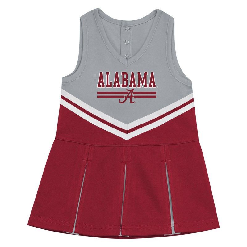slide 2 of 4, NCAA Alabama Crimson Tide Toddler Girls' Cheer Set - 3T, 1 ct