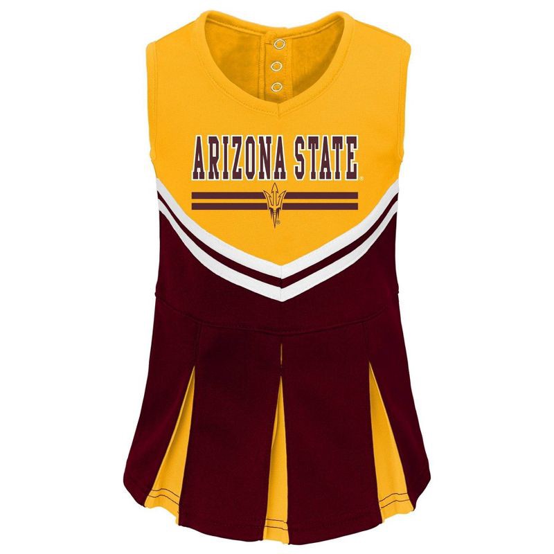 slide 3 of 4, NCAA Arizona State Sun Devils Toddler Girls' Cheer Set - 2T, 1 ct