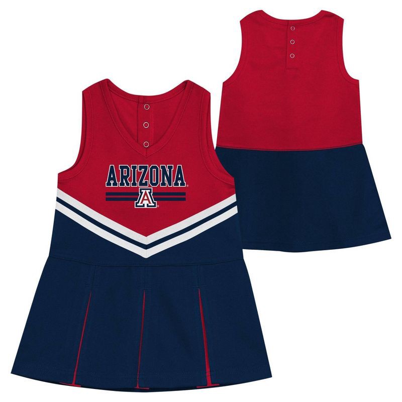 slide 1 of 4, NCAA Arizona Wildcats Toddler Girls' Cheer Set - 4T, 1 ct