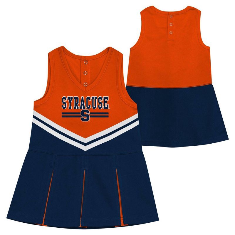 slide 1 of 4, NCAA Syracuse Orange Toddler Girls' Cheer Set - 2T, 1 ct