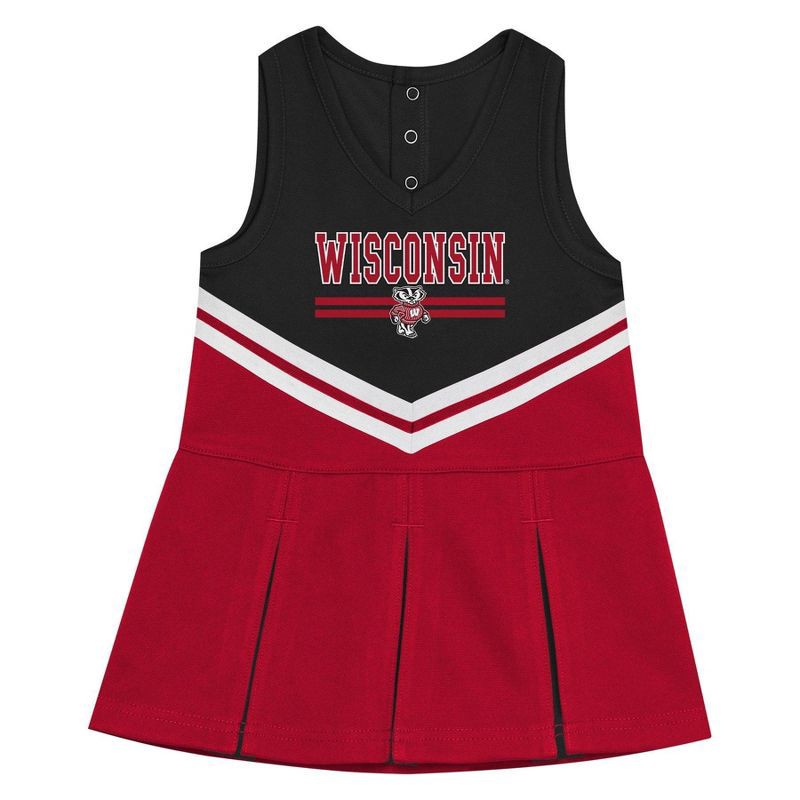 slide 2 of 4, NCAA Wisconsin Badgers Toddler Girls' Cheer Set - 2T, 1 ct