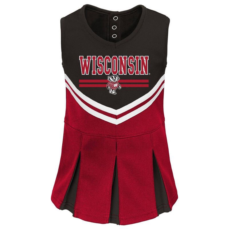 slide 3 of 4, NCAA Wisconsin Badgers Toddler Girls' Cheer Set - 2T, 1 ct