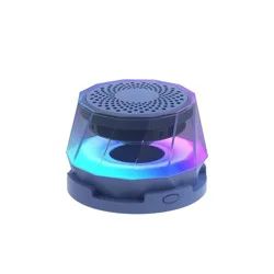 GEMS Mini Magnetic Portable Speaker - Blue: USB-C Rechargeable, Radio Frequency Wireless