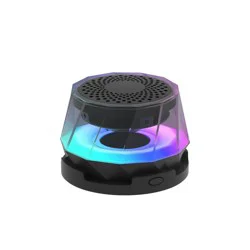 GEMS Mini Magnetic Portable Speaker - Black: MagSafe Compatible, USB-C, Rechargeable