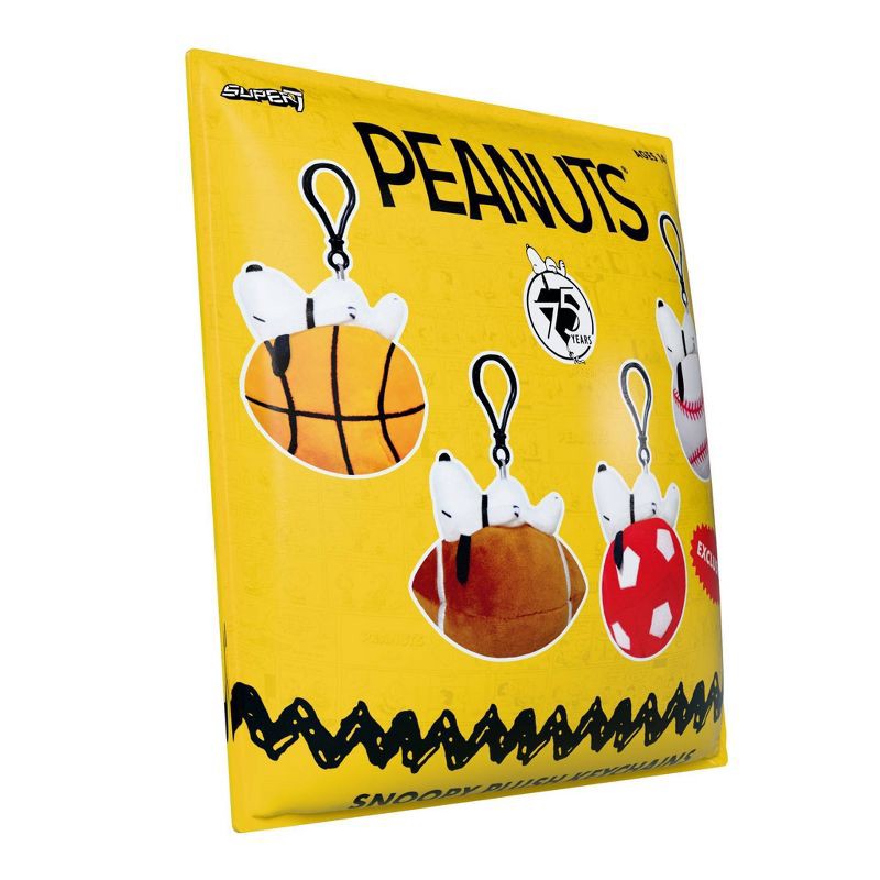 slide 3 of 13, Super7 Peanuts Plush Keychain Blind Box, 1 ct