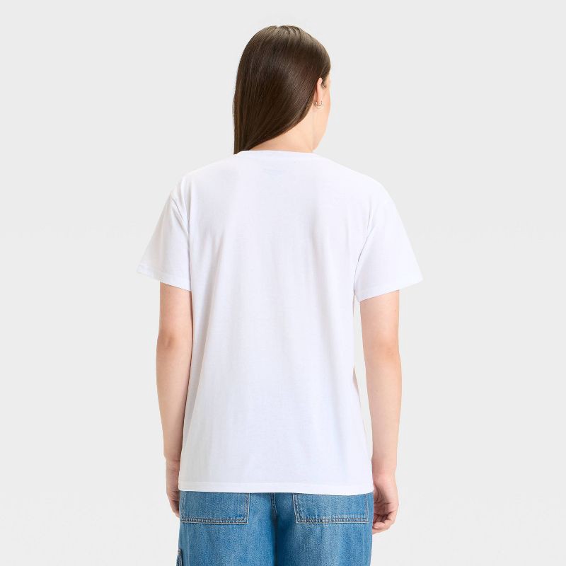 slide 3 of 3, Women's Disney Cars Short Sleeve Graphic T-Shirt - White XXS, 1 ct