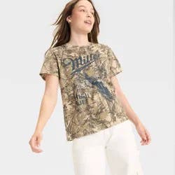 Women's Miller Pheasant Short Sleeve Graphic T-Shirt - Camouflage XXL