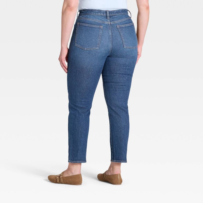 slide 5 of 7, Women's Mid-Rise 80's Slim Straight Ankle Jeans - Universal Thread™ Medium Wash 6, 1 ct