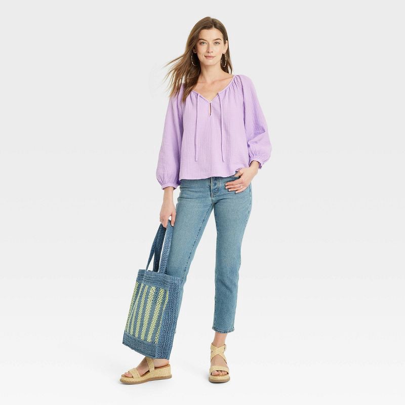 slide 7 of 7, Women's Mid-Rise 80's Slim Straight Ankle Jeans - Universal Thread™ Medium Wash 12, 1 ct