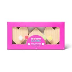 3ct Valentine's Craft Wood Hearts Painting Activity Kit - Mondo Llama™