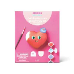 Valentine's Craft Heart Squishy Painting Kit - Mondo Llama™