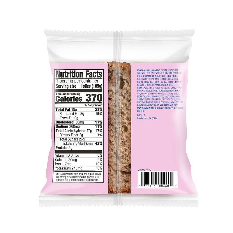 slide 2 of 4, Simple Joys Bakery Banana Nut Sliced Loaf Cake - 3.7oz, 3.7 oz