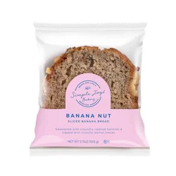 Simple Joys Bakery Banana Nut Sliced Loaf Cake - 3.7oz