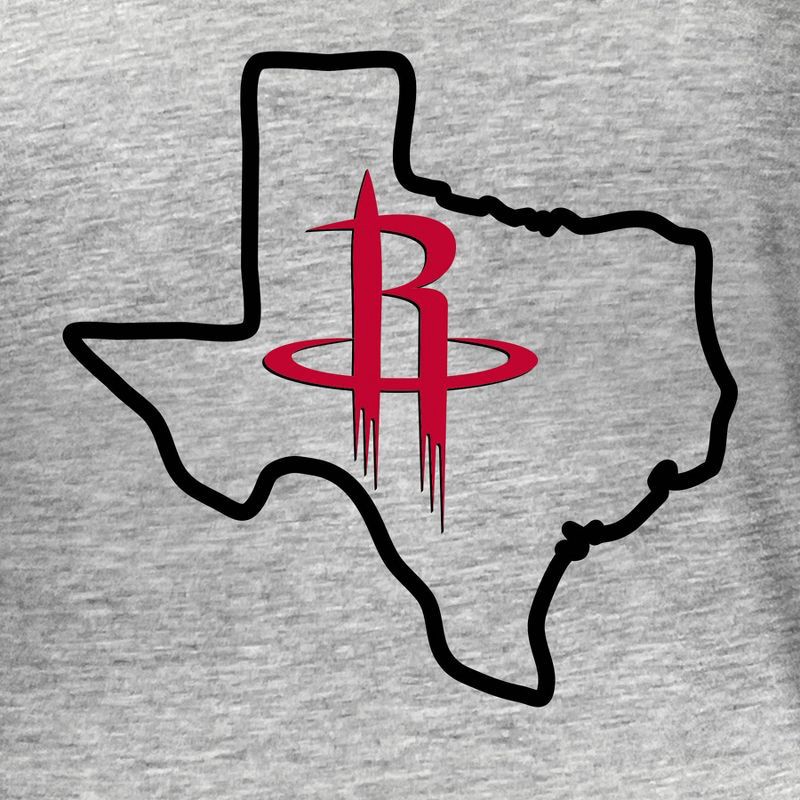 slide 4 of 4, NBA Houston Rockets Women's Short Sleeve Burnout Scoop T-Shirt - S, 1 ct