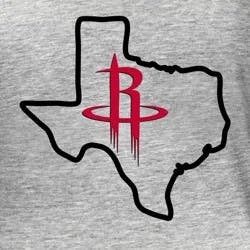 NBA Houston Rockets Women's Short Sleeve Burnout Scoop T-Shirt - S