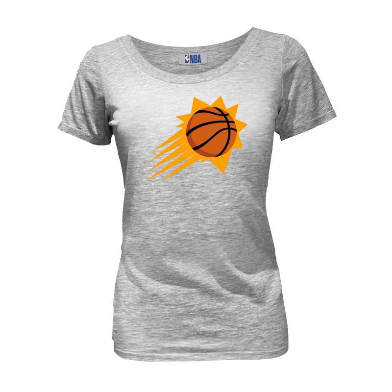 slide 1 of 4, NBA Phoenix Suns Women's Short Sleeve Burnout Scoop T-Shirt - S, 1 ct
