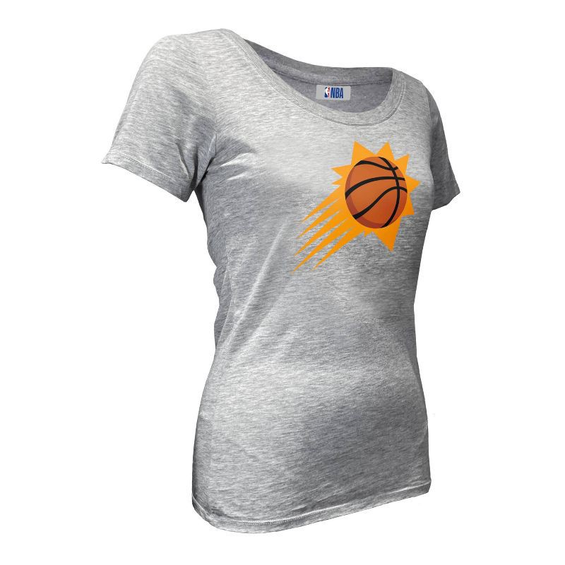 slide 2 of 4, NBA Phoenix Suns Women's Short Sleeve Burnout Scoop T-Shirt - M, 1 ct
