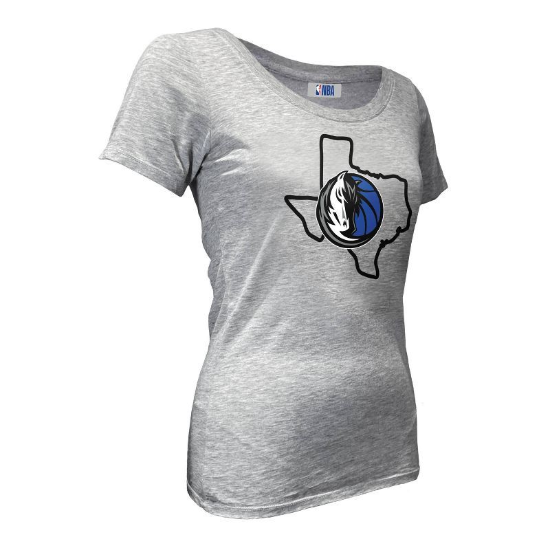 slide 2 of 4, NBA Dallas Mavericks Women's Short Sleeve Burnout Scoop T-Shirt - XL, 1 ct