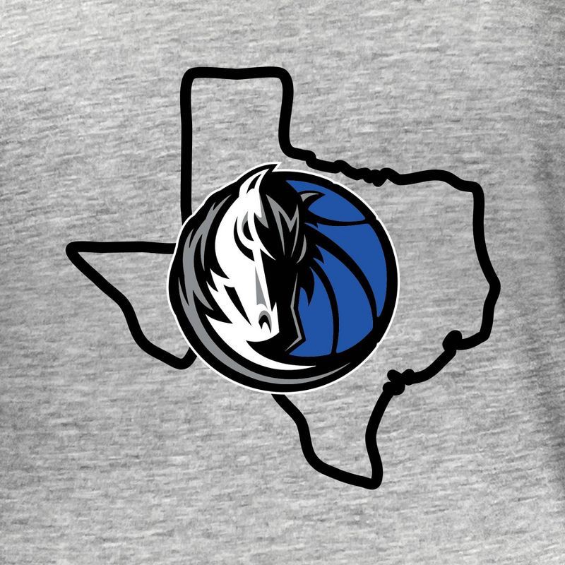 slide 4 of 4, NBA Dallas Mavericks Women's Short Sleeve Burnout Scoop T-Shirt - XL, 1 ct