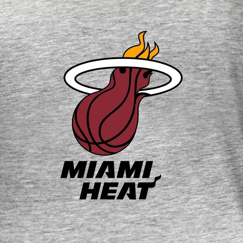 slide 1 of 4, NBA Miami Heat Women's Short Sleeve Burnout Scoop T-Shirt - XL, 1 ct