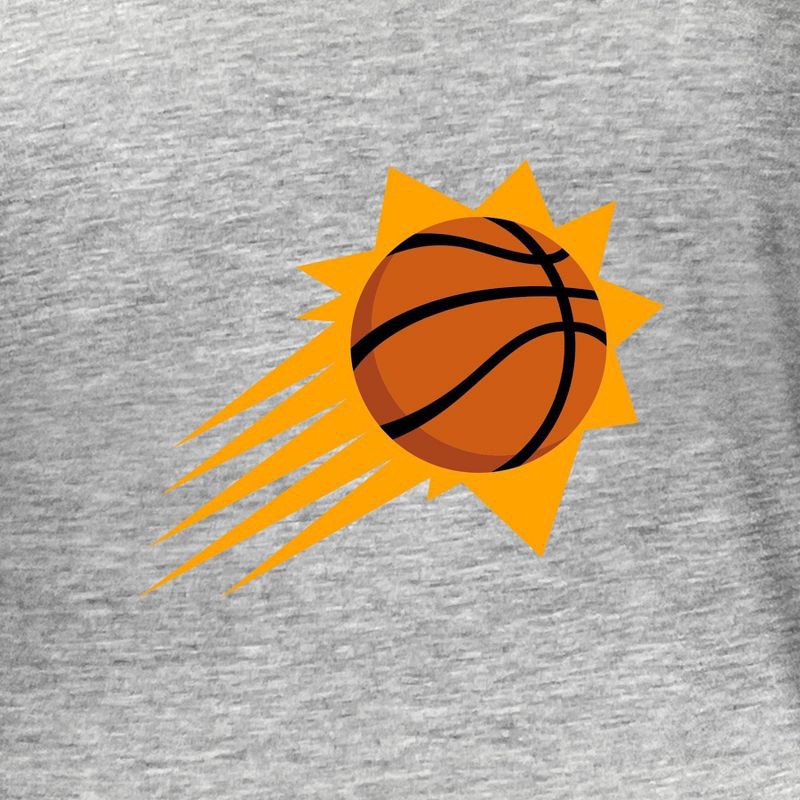 slide 4 of 4, NBA Phoenix Suns Women's Short Sleeve Burnout Scoop T-Shirt - XL, 1 ct