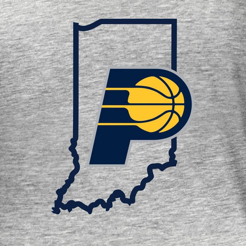 slide 4 of 4, NBA Indiana Pacers Women's Short Sleeve Burnout Scoop T-Shirt - XL, 1 ct