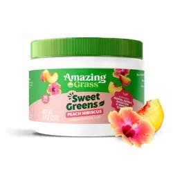 Amazing Grass Greens and Superfood Powder - Peach Hibiscus Sweet Greens - 25 Servings: Dietary Supplements, 1 Package, Powder Form