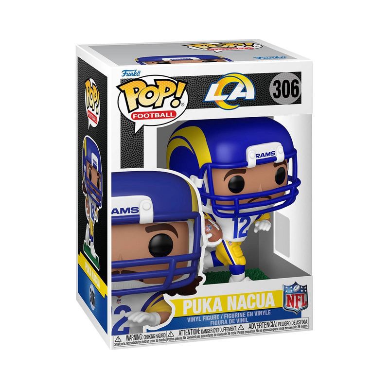 slide 1 of 2, Funko POP! NFL: Los Angeles Rams - Puka Nacua, 1 ct