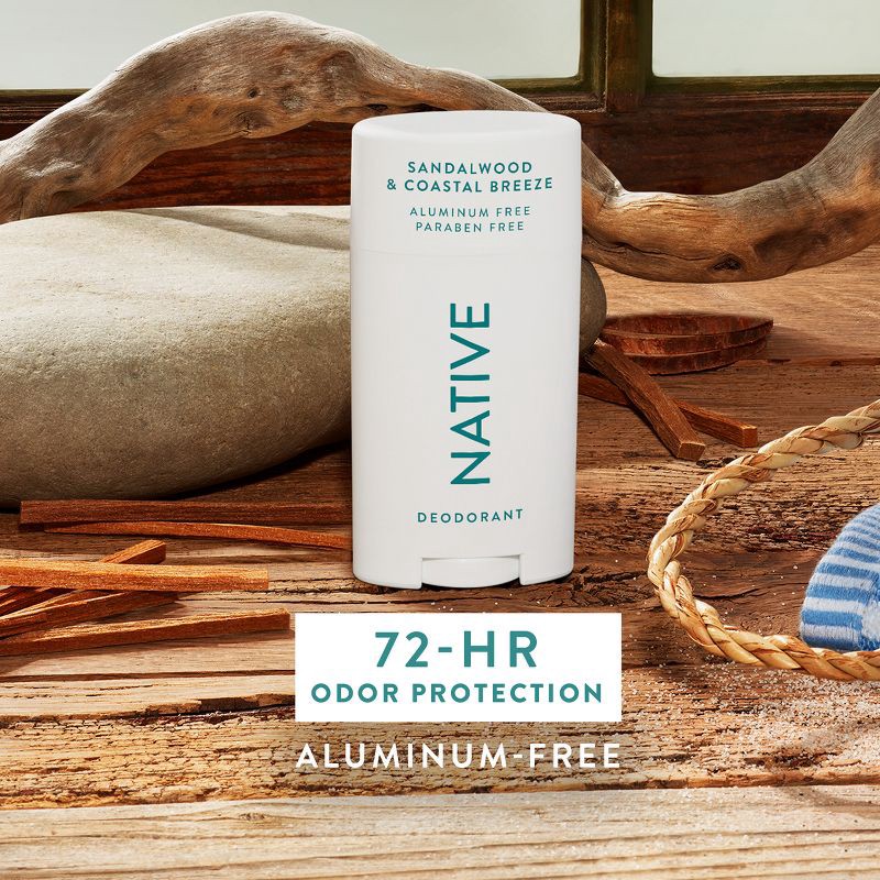 slide 2 of 9, Native Limited Edition Fall Getaway Deodorant - Sandalwood & Coastal Breeze - 2.65oz, 2.65 oz