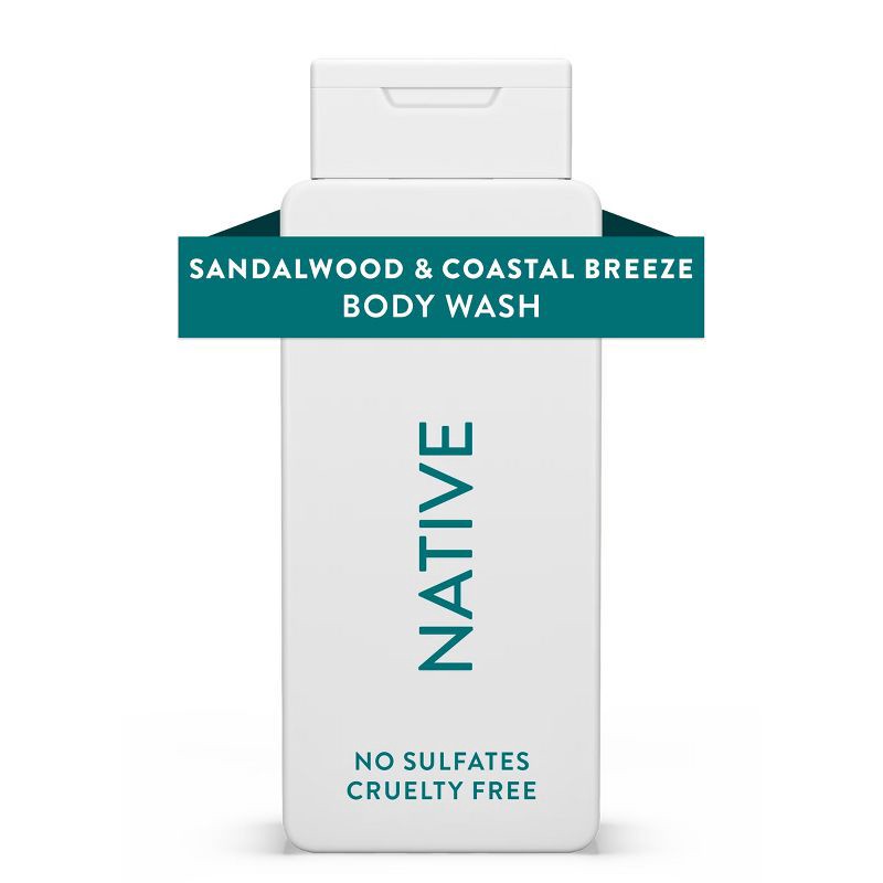 slide 10 of 10, Native Limited Edition Fall Getaway Body Wash - Sandalwood & Coastal Breeze - 18 fl oz, 18 fl oz