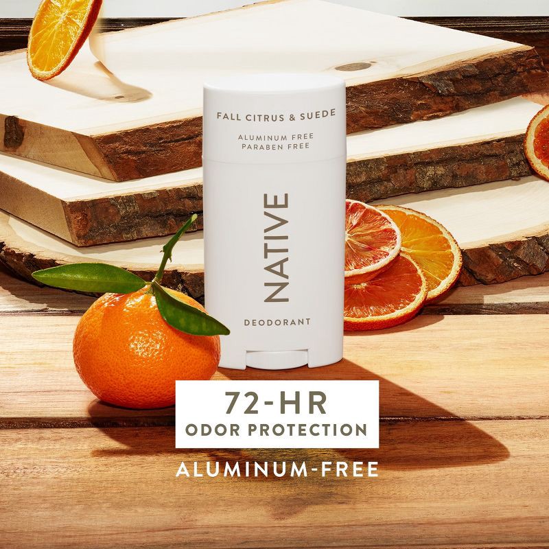 slide 2 of 10, Native Limited Edition Fall Getaway Deodorant - Fall Citrus & Suede- 2.65oz, 2.65 oz