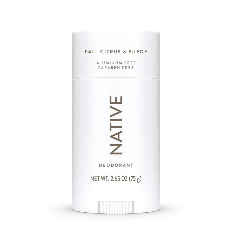 slide 8 of 10, Native Limited Edition Fall Getaway Deodorant - Fall Citrus & Suede- 2.65oz, 2.65 oz