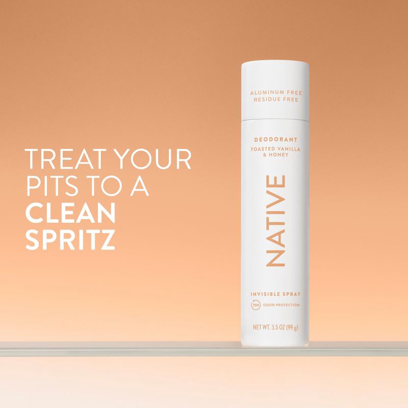 slide 2 of 10, Native Limited Edition Fall Getaway Deodorant Spray - Toasted Vanilla & Honey - 3.5 fl oz, 3.5 fl oz
