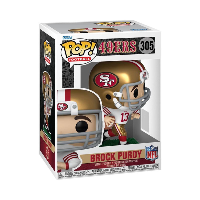 slide 1 of 2, Funko POP! NFL: San Francisco 49ers - Brock Purdy, 1 ct