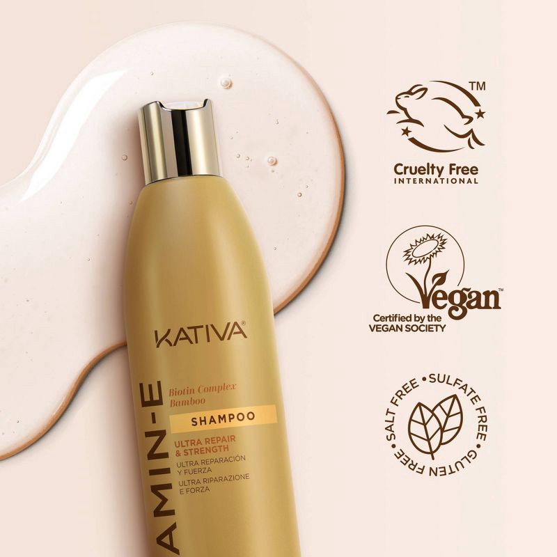 slide 6 of 6, KATIVA Vitamin E Shampoo - 12oz, 12 oz