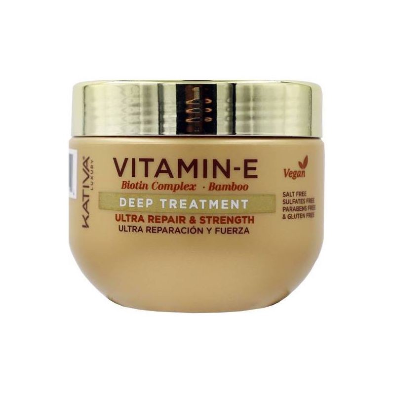 slide 1 of 6, KATIVA Vitamin E Deep Hair Treatment Cream - 10.1oz, 10.1 oz