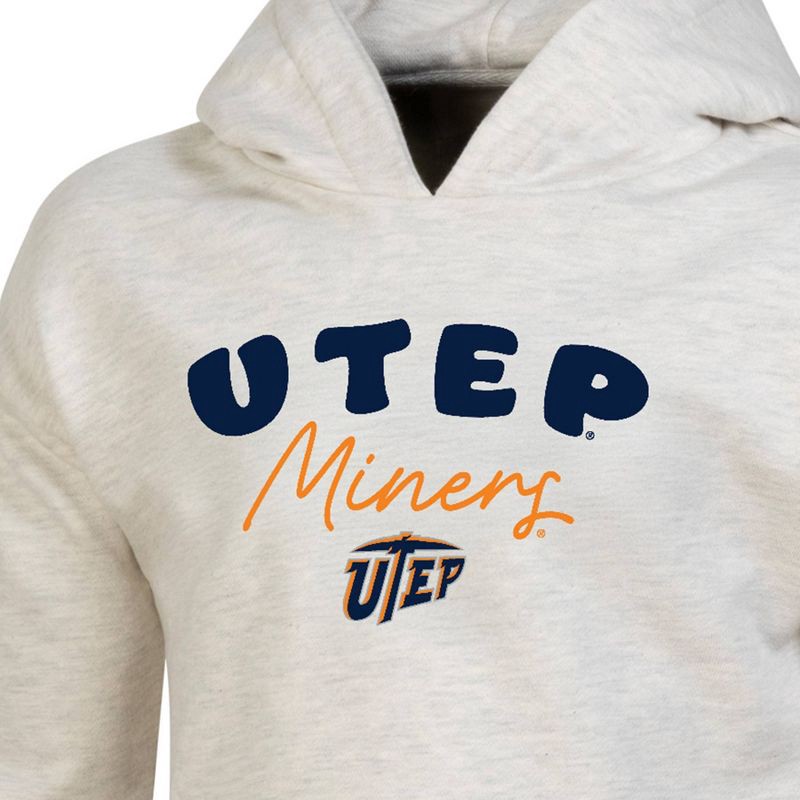 slide 3 of 3, NCAA UTEP Miners Girls' Hooded Sweatshirt - L, 1 ct